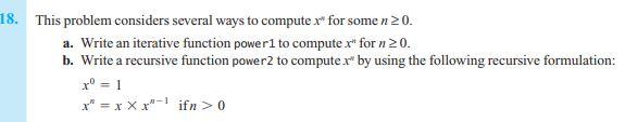 Answer in C++ This problem considers several ways to compute x for