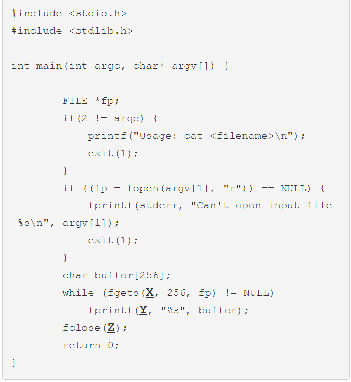  #include #include int main (int argc, char* argv[]) ( FILE *fp:
