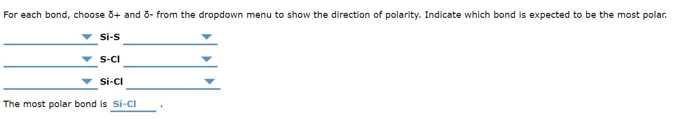  For each bond, choose 7+ and 7- from the dropdown menu
