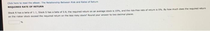  Click here to read the book: The Relationship between Risk and