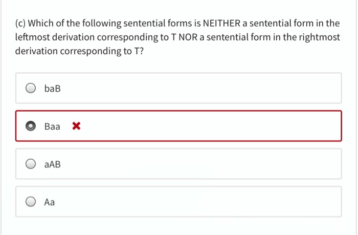 Answer the following questions about G and this particular parse tree. (a)
