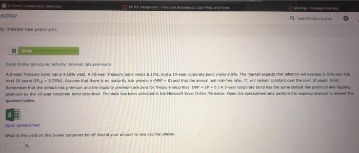  al | hamunit Umrarthy CH 3 Assignmentalment, Cash Flow, and taxes