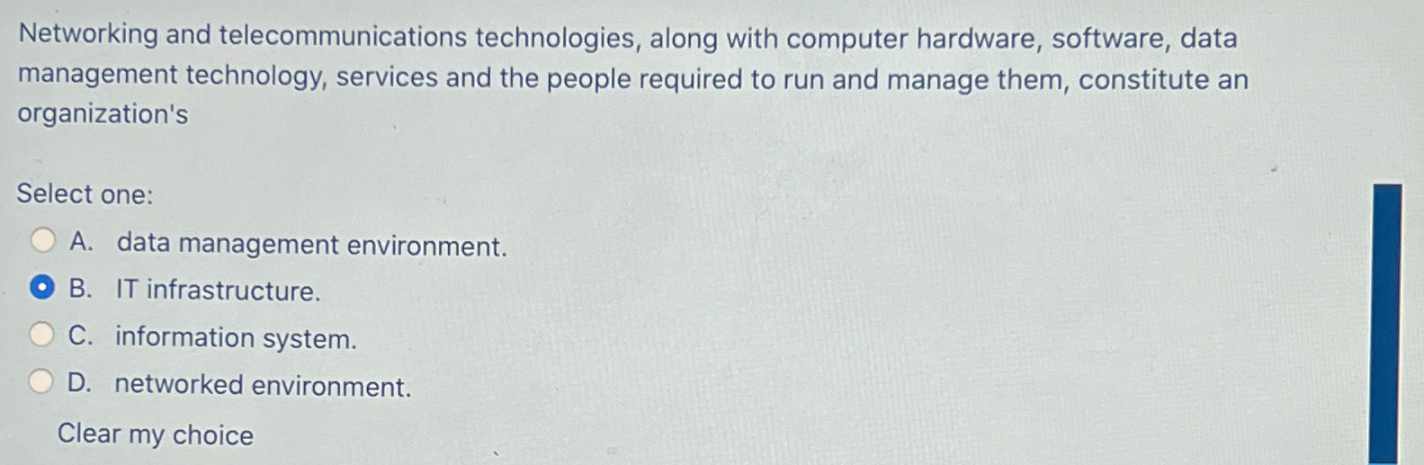  Networking and telecommunications technologies, along with computer hardware, software, data management