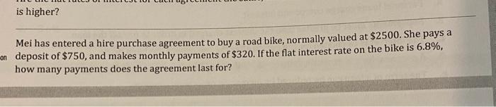 after steps to work this out based on this being the only