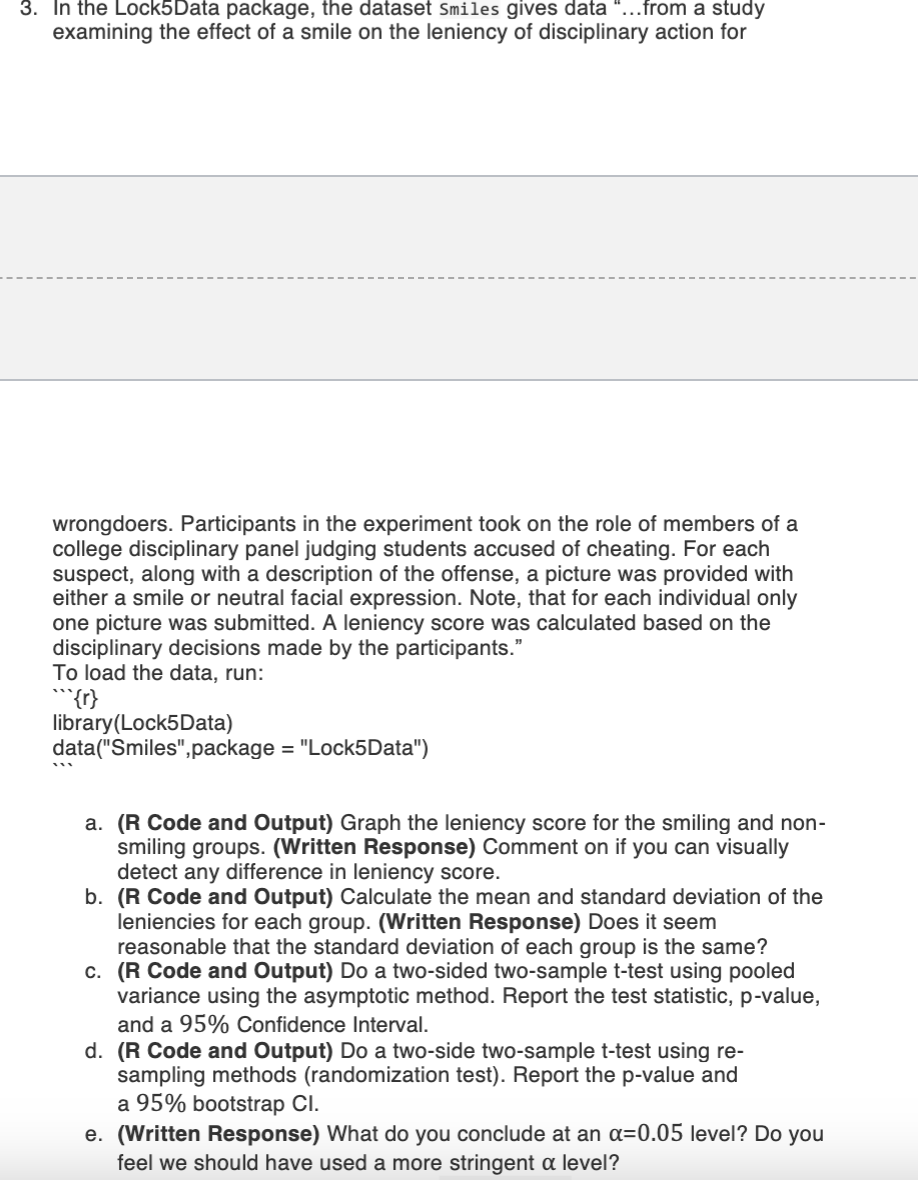  See the attached question. Absolutely nothing else, such as additional data