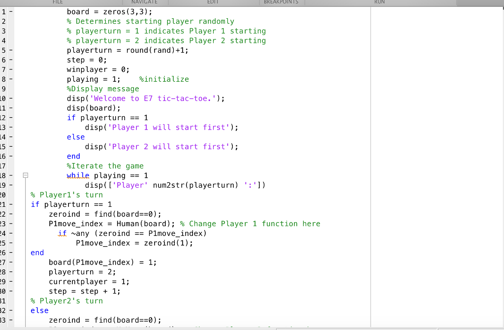 Matlab Program: Help me modify the MyMove matlab script (pic 3-5). This