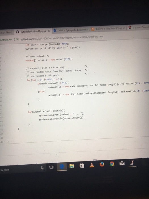 using Java.util.calendar now = java . util.Calenda. int year - now.get (java.util.calendar.YEAR