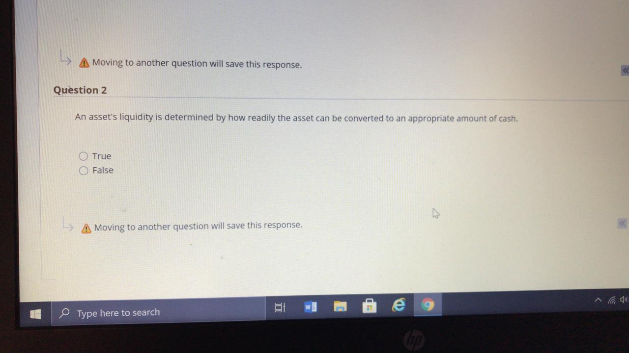 The income statement of a firm shows the value of its assets