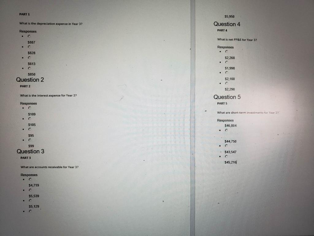 the Year 2 historic financia! statemonts and the assumptiens listed below. Then