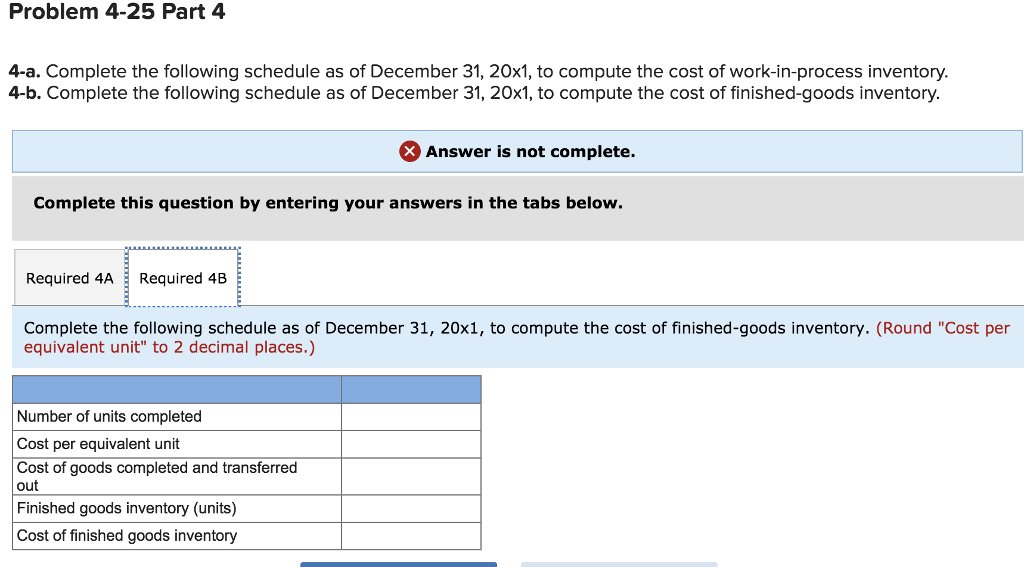 20x1, 2,900,000 units were completed and transferred to finished-goods inventory. On December