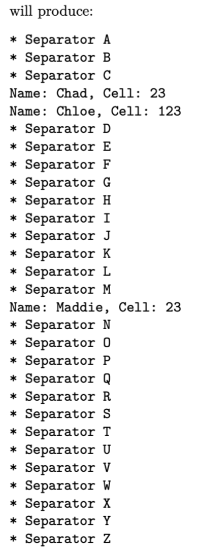 "3"); r.addCard("Cris", "4"); r.addCard("Cris", "5"); r.addCard("Maddie", "23"); r.removeAllCards("Cris"); System.out.println(r); } r.initializeCursor ();