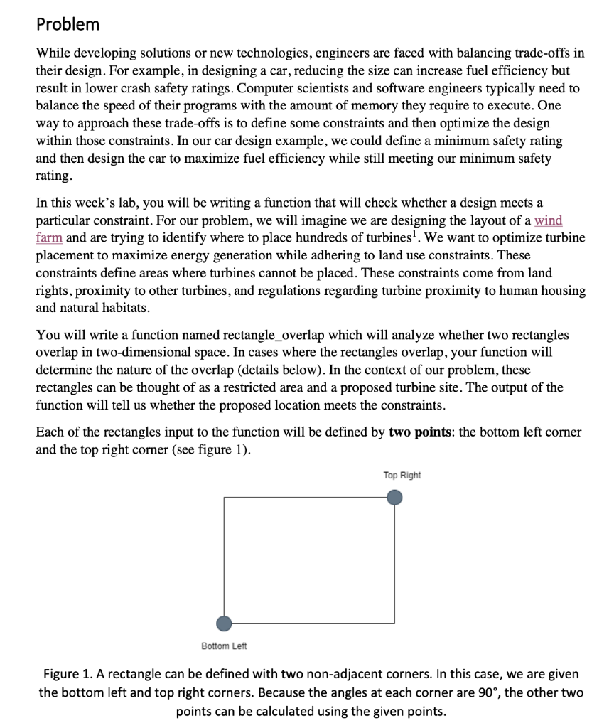 a single file named lab4.py' to MarkUS by the posted deadline. Five