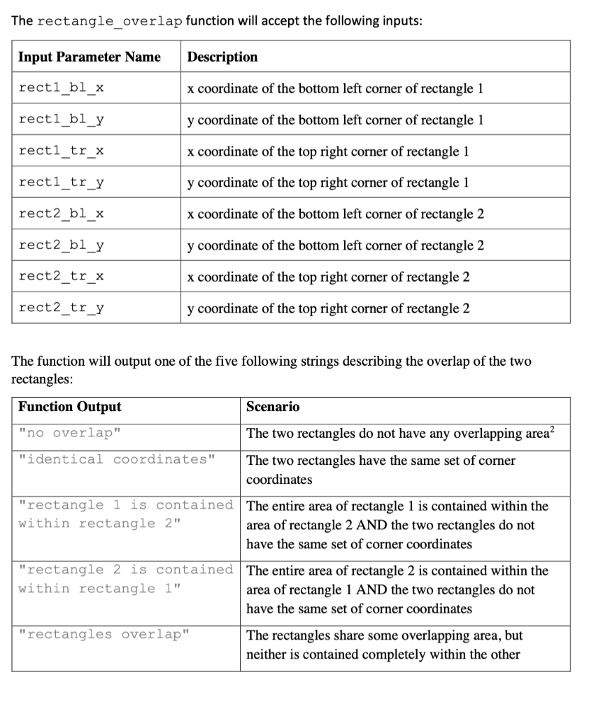 test cases are provided on MarkUs to help you prepare your solution.