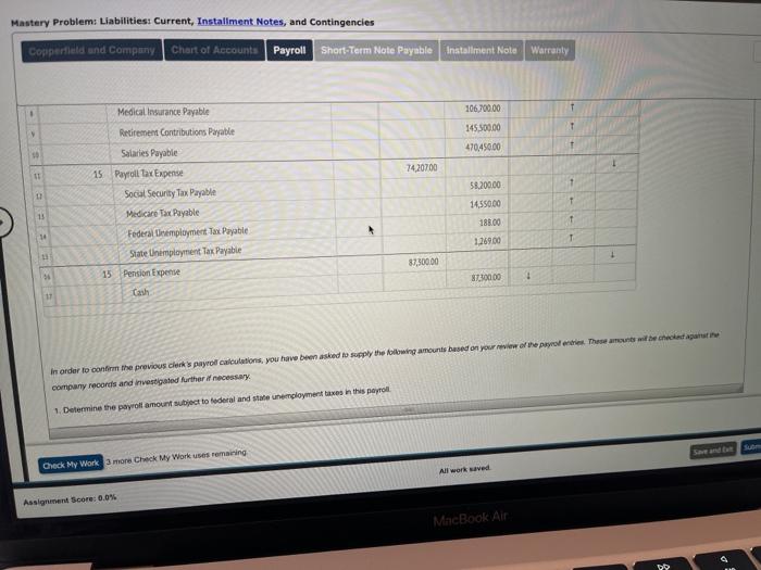 just started your first accounting job, as the counts payable and payroll