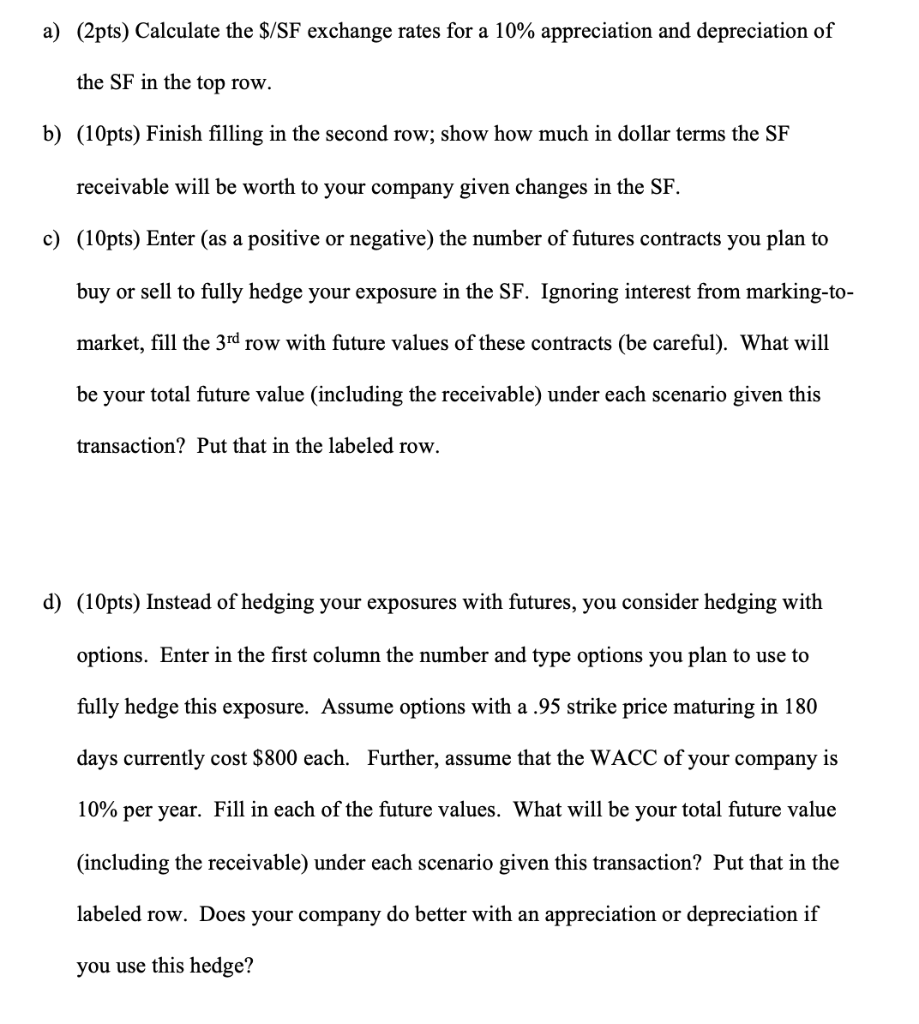 & please show all working out 6) In order to answer the