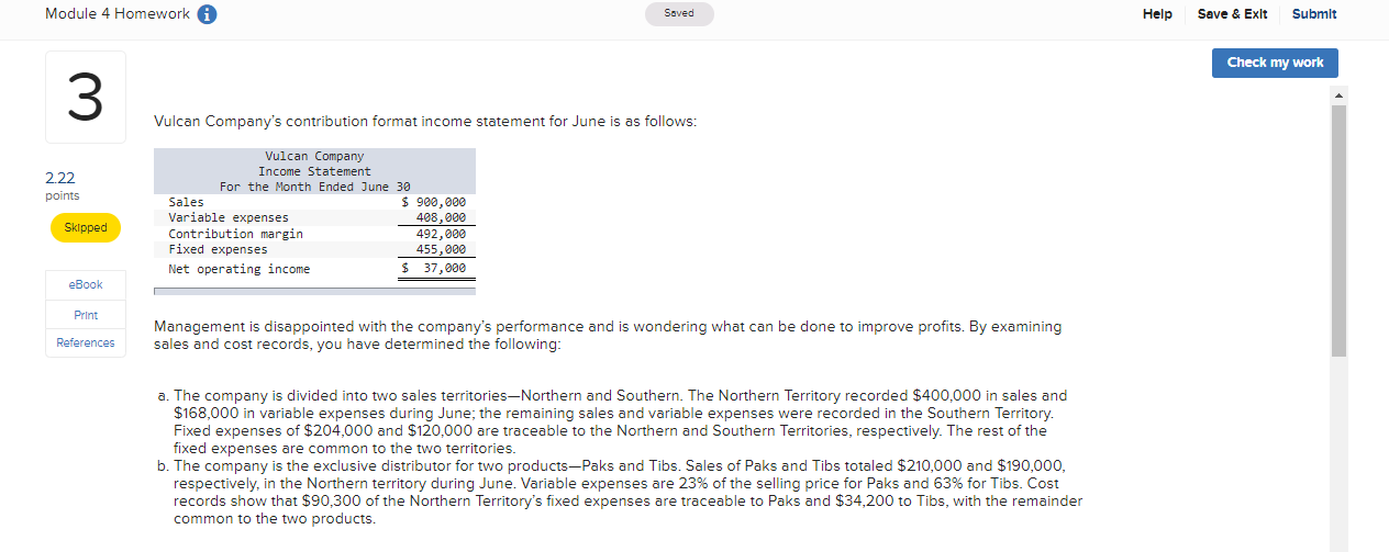 question has 2 parts, needing help with both. Module 4 Homework A