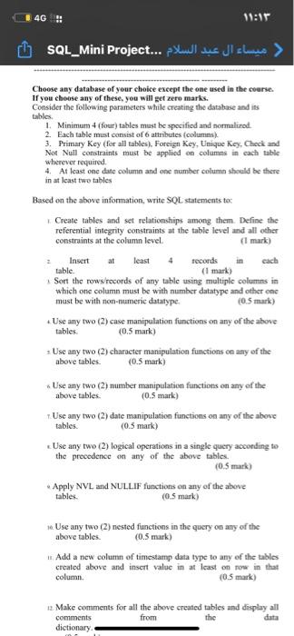  4G: : D SQL_Mini Project... px se ji zkusis > Choose