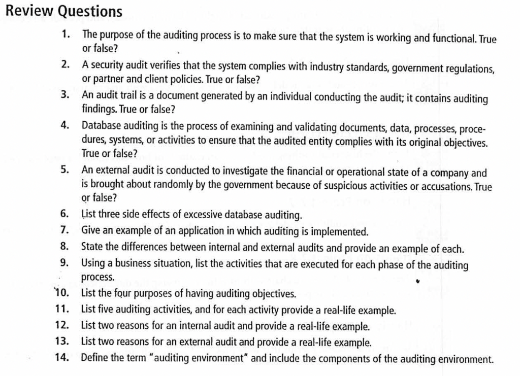 From Book: DATABASE SECURITY AND AUDITING: Protecting Data Integrity and Accessibility Author: