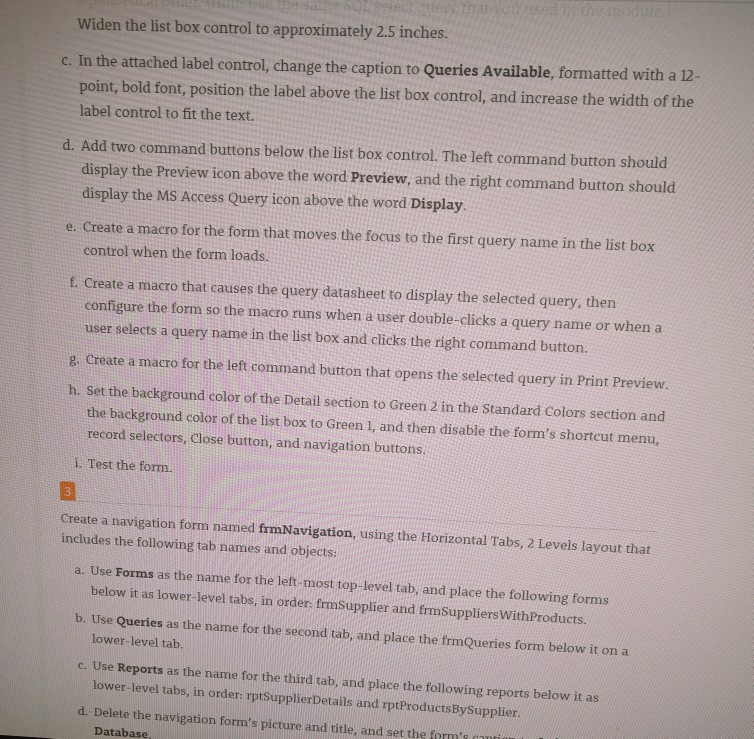Review 10-2a Practice: Review Assignments Data File needed for the Review Assignments: