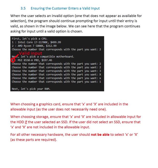 decide what those helper functions are and what they do). The pickltems()