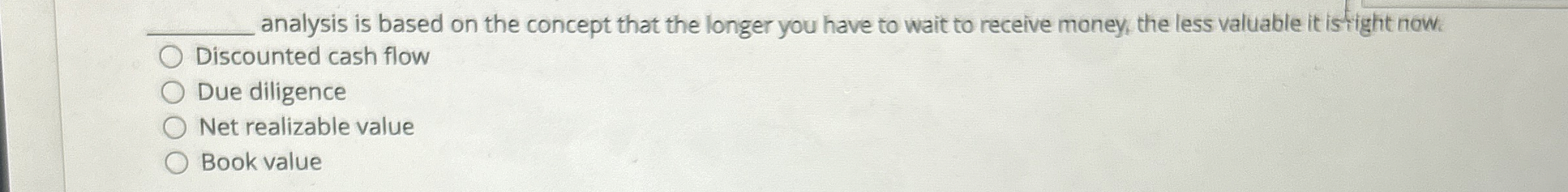  analysis is based on the concept that the longer you have