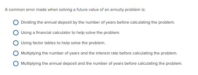 include all of the following, except: O Time period O Payments O