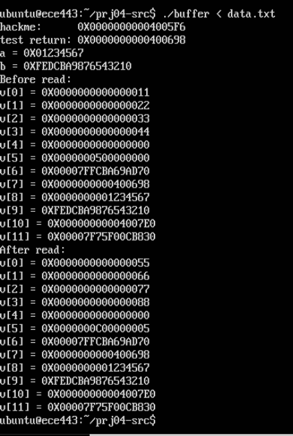 program? Read the C source code again to locate the stack overflow