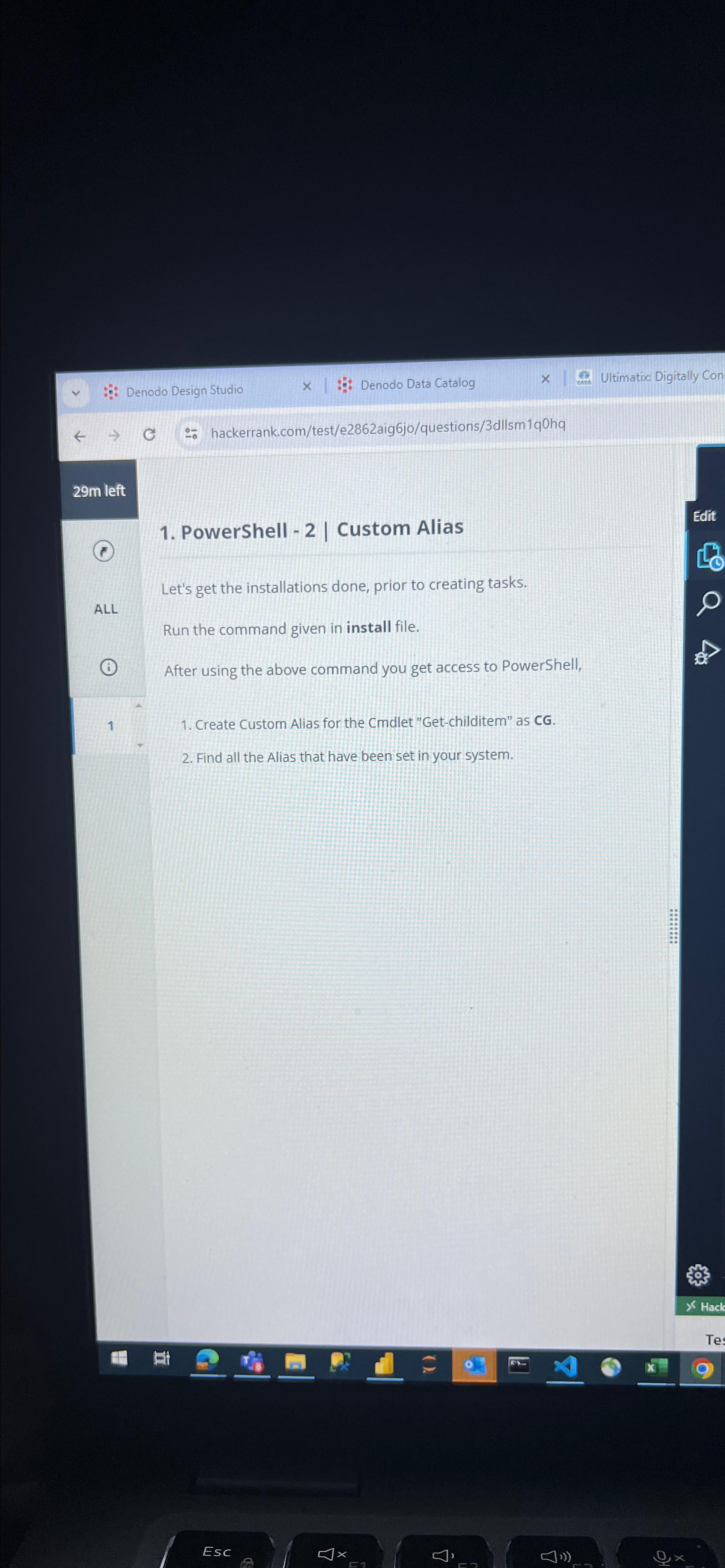  29m left (1) PowerShell -2| Custom Alias ALL Let's get the
