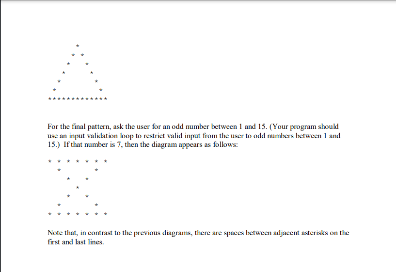 Write a program that asks the user to enter an integer between