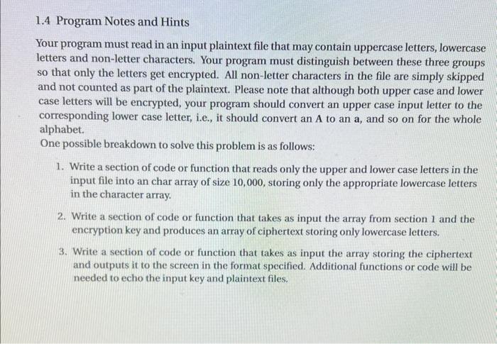cipher where the Hill matrix can be any size from 2x2 up