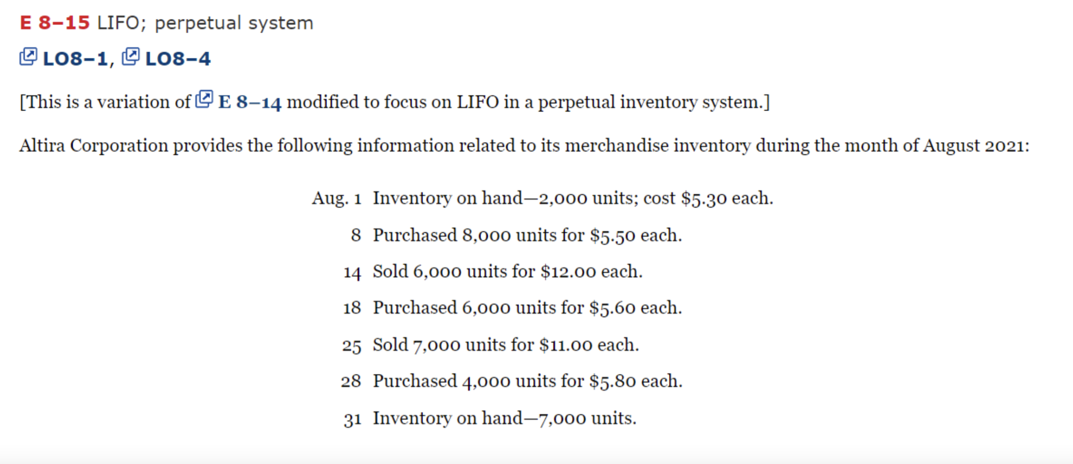 5.50 when we have 6000 of total units sold out? Aug 14