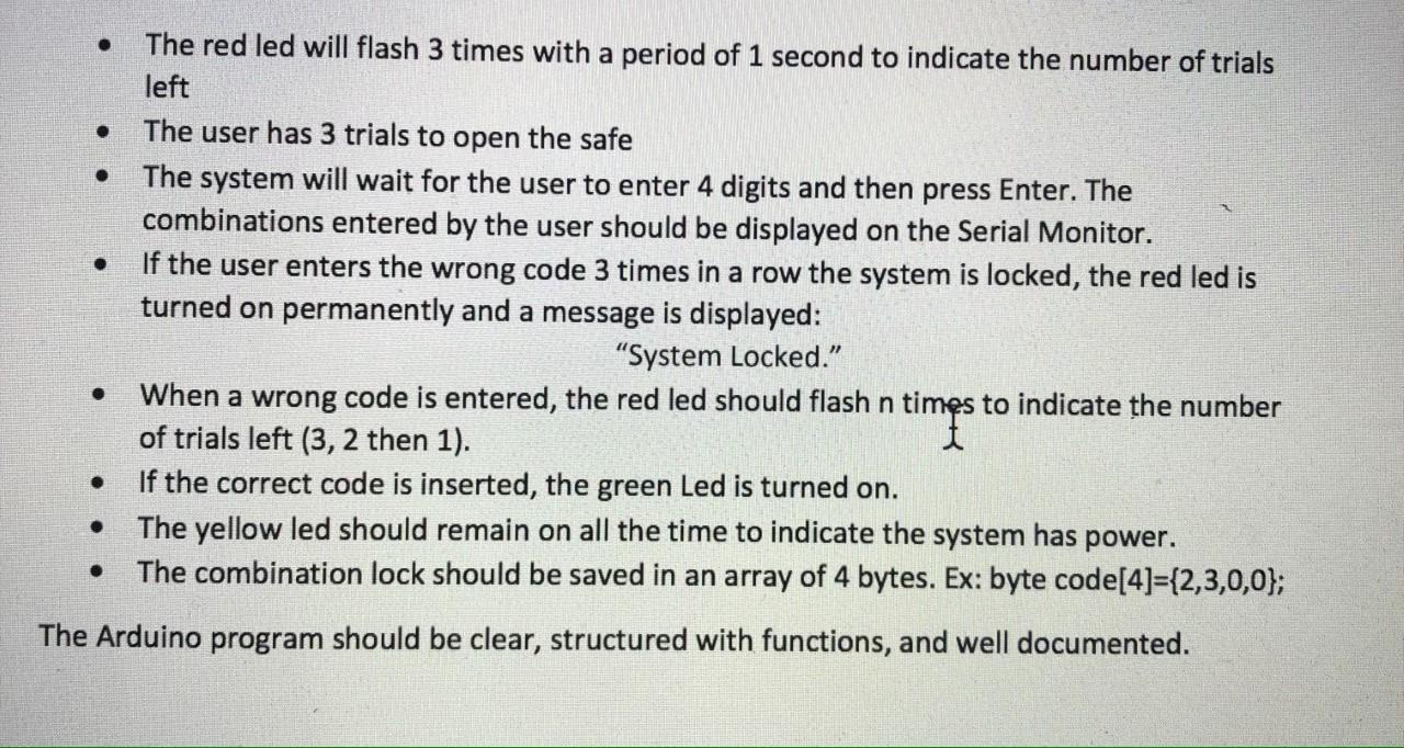 to work on Tinker Cad Project l-Safe Lock We wish to develop