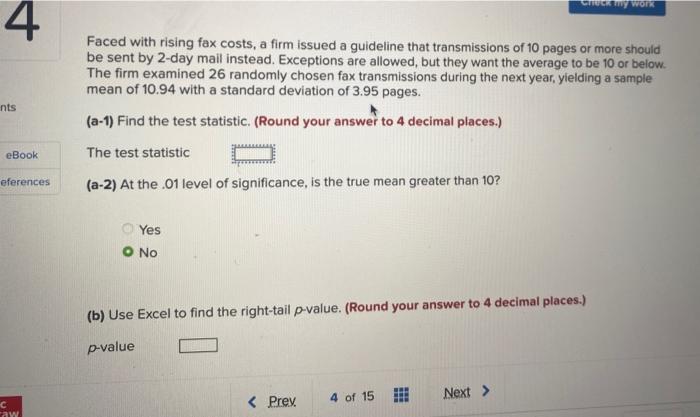  Try Work 4 nts Faced with rising fax costs, a firm