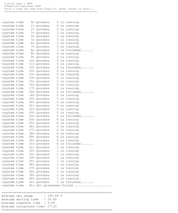 In this project, you will write a program to simulate a few