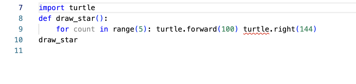 I copied and pasted the code into Python and tried to run