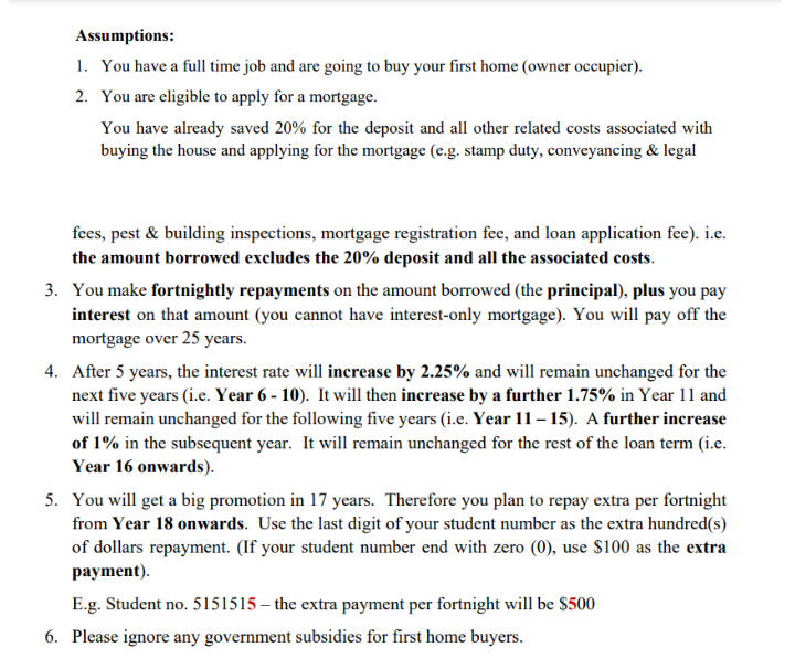 The student number is same as the amount borrowed is $776655,Use Excel