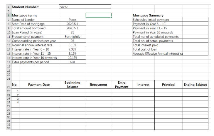 fomular to fill up the empty space and show the steps that
