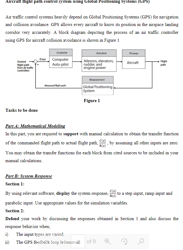  Aircraft flight path control system using Global Positioning Systems (GPS) Air
