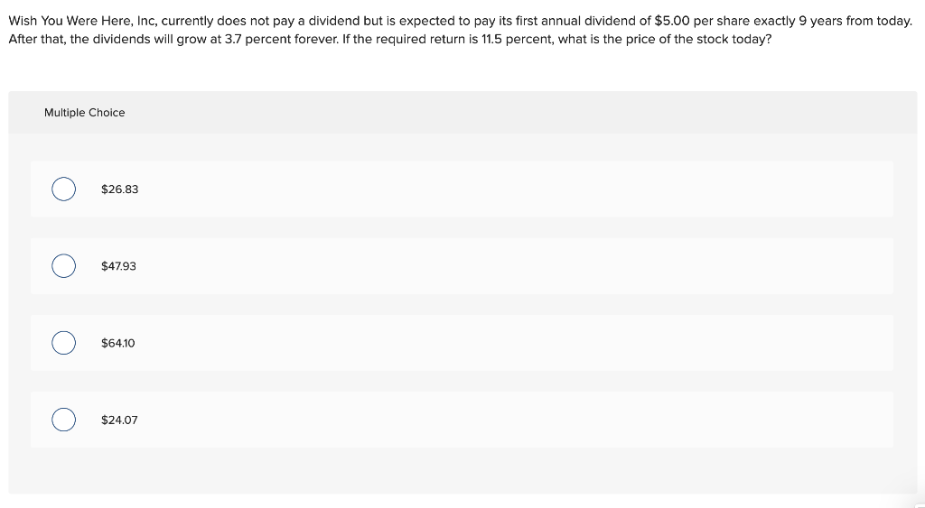  Wish You Were Here, Inc, currently does not pay a dividend