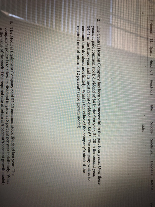  1 Normal 1 No Spac... Heading 1 Heading 2 Title Subtitle