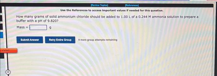  Use the References to access important values if needed for this