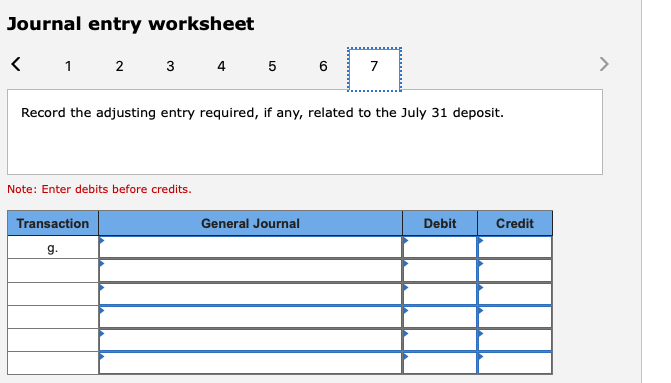 Ge Journal De Credit Journal entry worksheet Record the adjusting entry required,