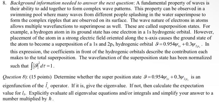  8. Background information needed to answer the next question: A fundamental