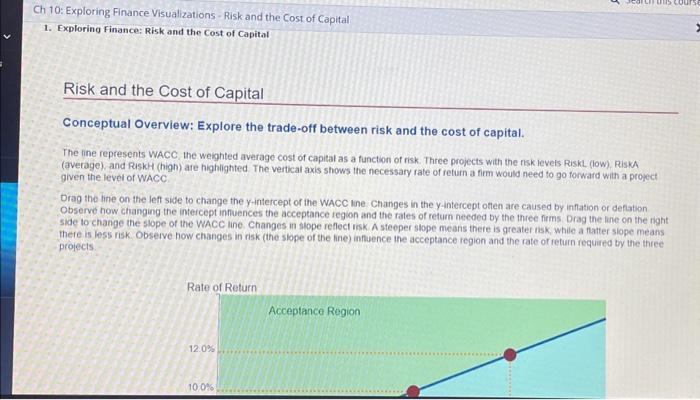 risk levels is? Conceptual Overview: Explore the trade-off between risk and the