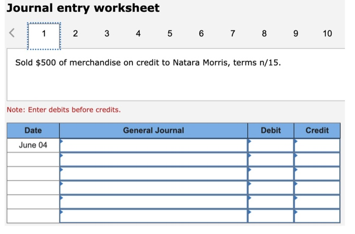 the following transactions and uses a perpetual inventory system. 4 Sold $500