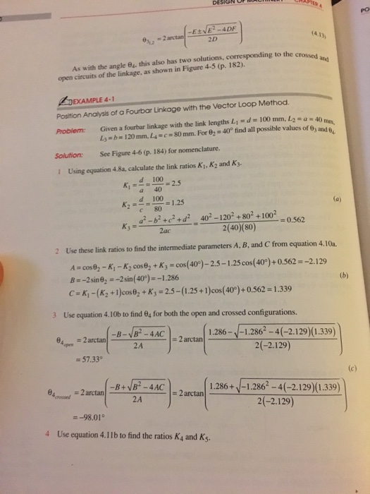 the textbook. Taking the same input values as in the example (Li