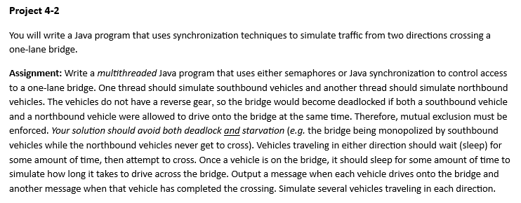 Please also check for compile and run time errors. Project 4-2 You