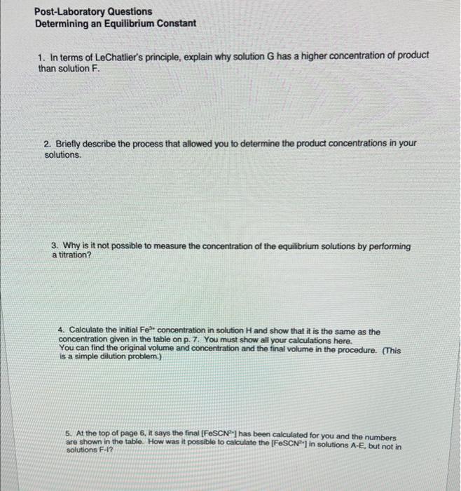 [FeSCN?'] on the x-axis. Turn the graph paper sideways so that the
