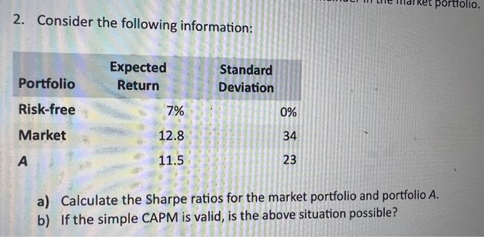  please help questions 2 A,B question 7 2. Consider the following