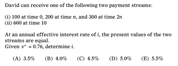 Financial Mathematics question; did not think these problems would take up too